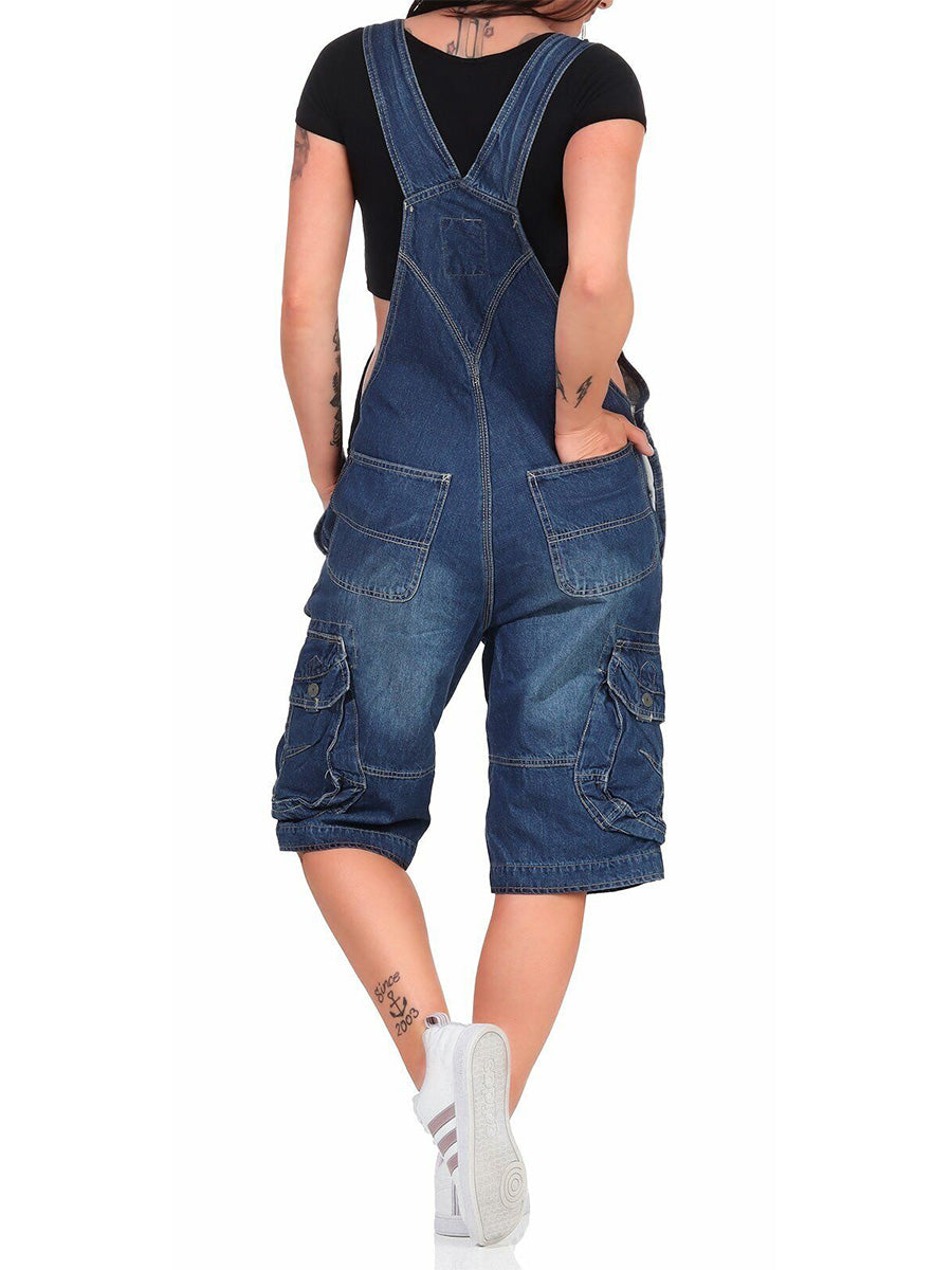 Γυναικεία Denim Σαλοπέτα Cargo Σορτς