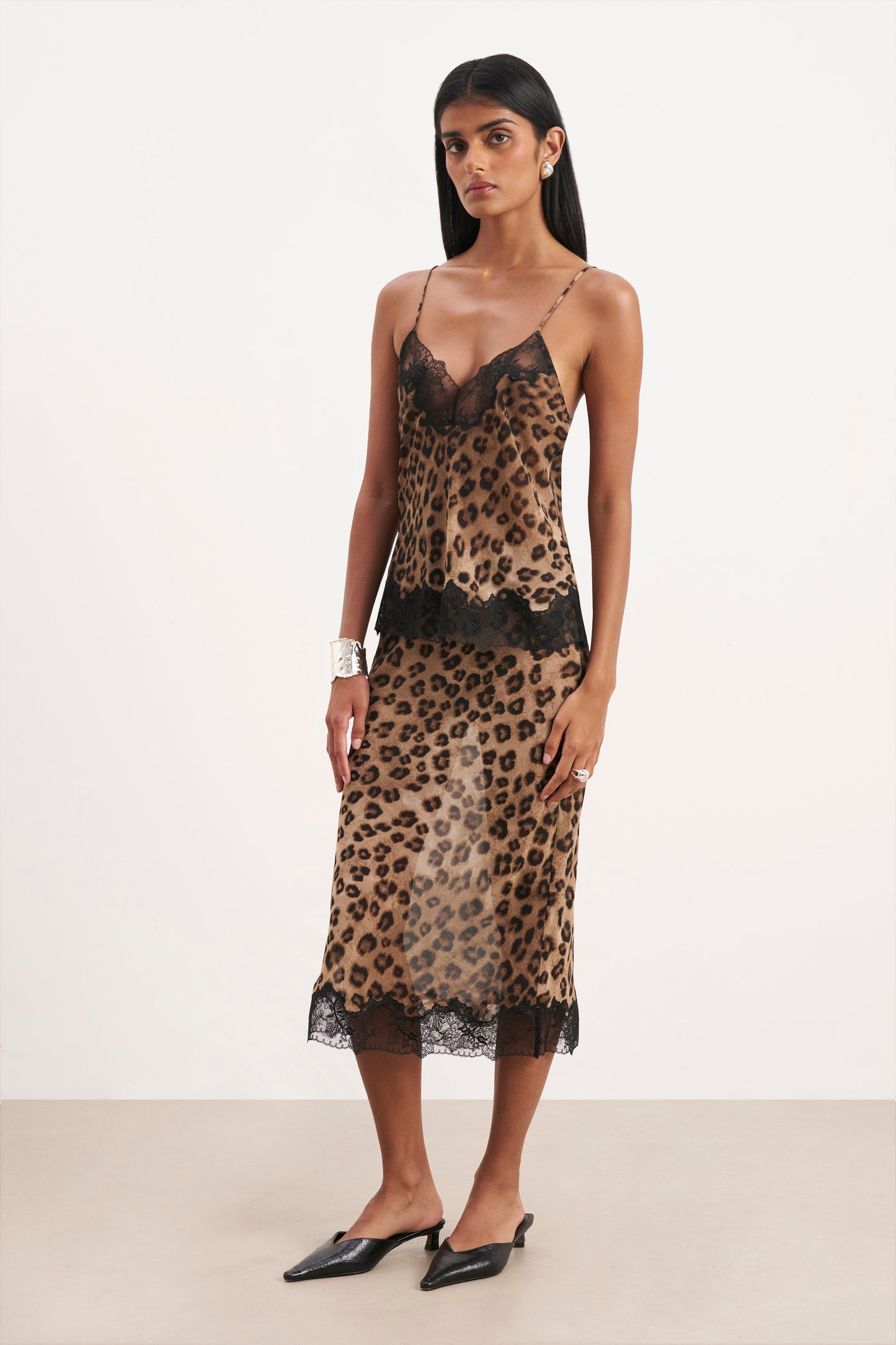 Σιφόν Camisole με Δαντέλα
