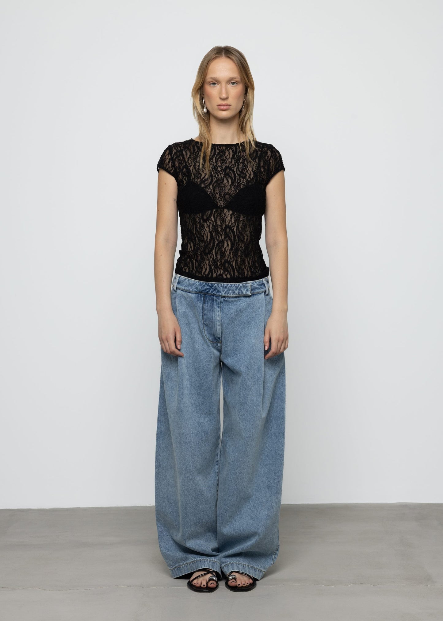 Διάφανο Μπλουζάκι Lace Baby Tee