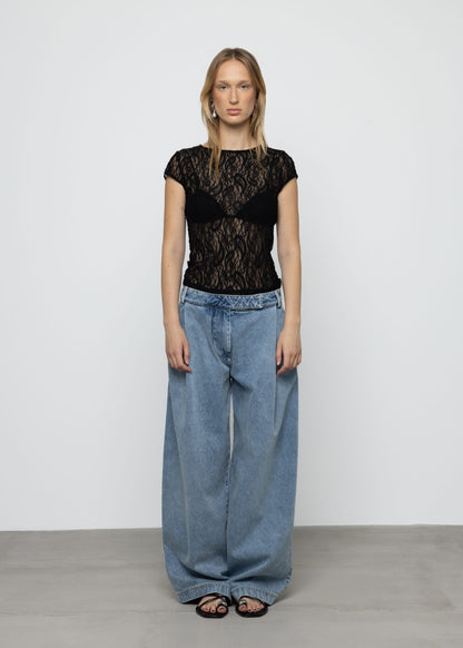 Διάφανο Μπλουζάκι Lace Baby Tee