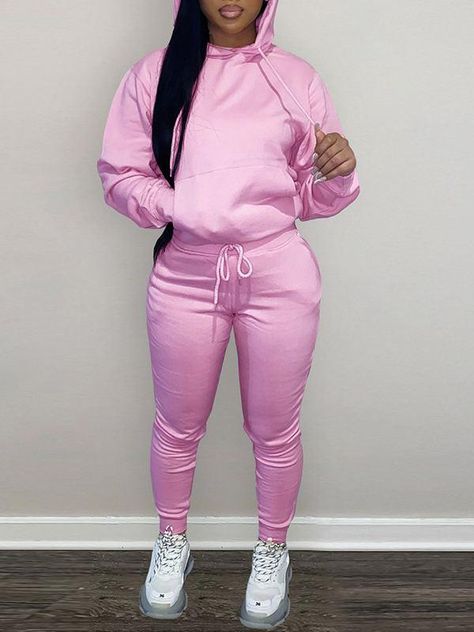 “Off-Duty Luxe” Φούτερ με Κουκούλα & Jogger (2 Τεμ.)