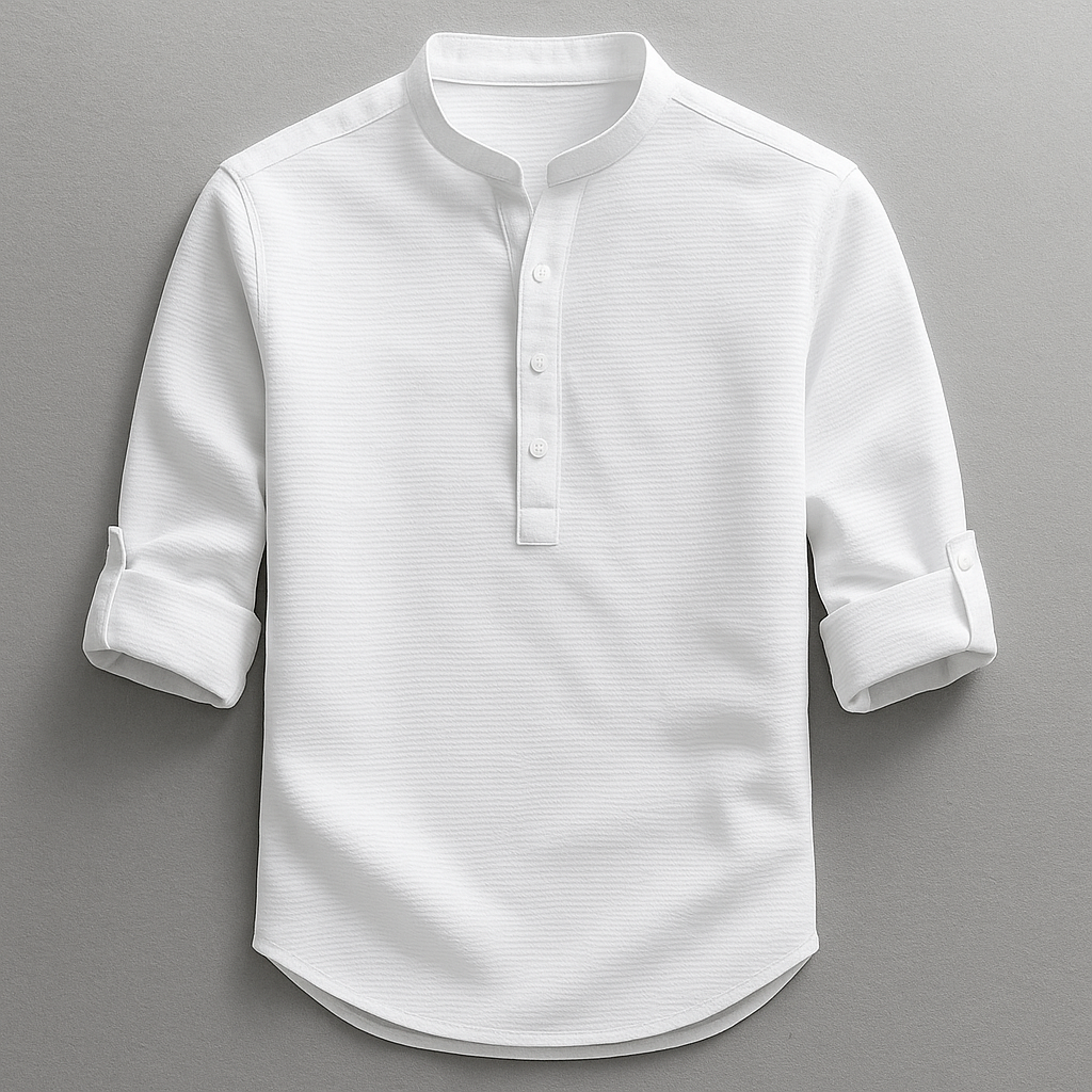Αλέξανδρος Premium Henley Μπλούζα