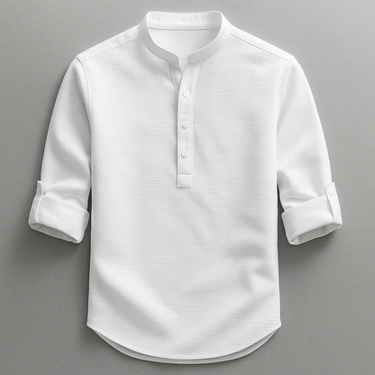 Αλέξανδρος Premium Henley Μπλούζα