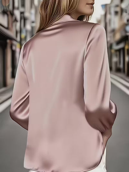 ατέν Μπλούζα Cowl Neck Εκλεπτυσμένη Κομψότητα
