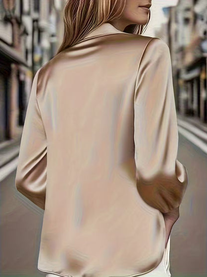 ατέν Μπλούζα Cowl Neck Εκλεπτυσμένη Κομψότητα