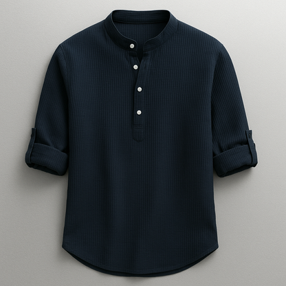 Αλέξανδρος Premium Henley Μπλούζα
