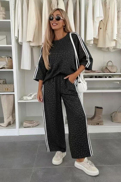 Γυναικείο Σετ Lounge Εκλεπτυσμένης Πολυτέλειας Animal Chic
