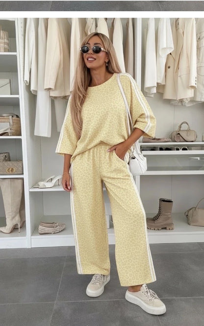 Γυναικείο Σετ Lounge Εκλεπτυσμένης Πολυτέλειας Animal Chic