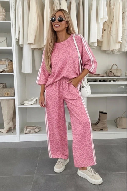 Γυναικείο Σετ Lounge Εκλεπτυσμένης Πολυτέλειας Animal Chic