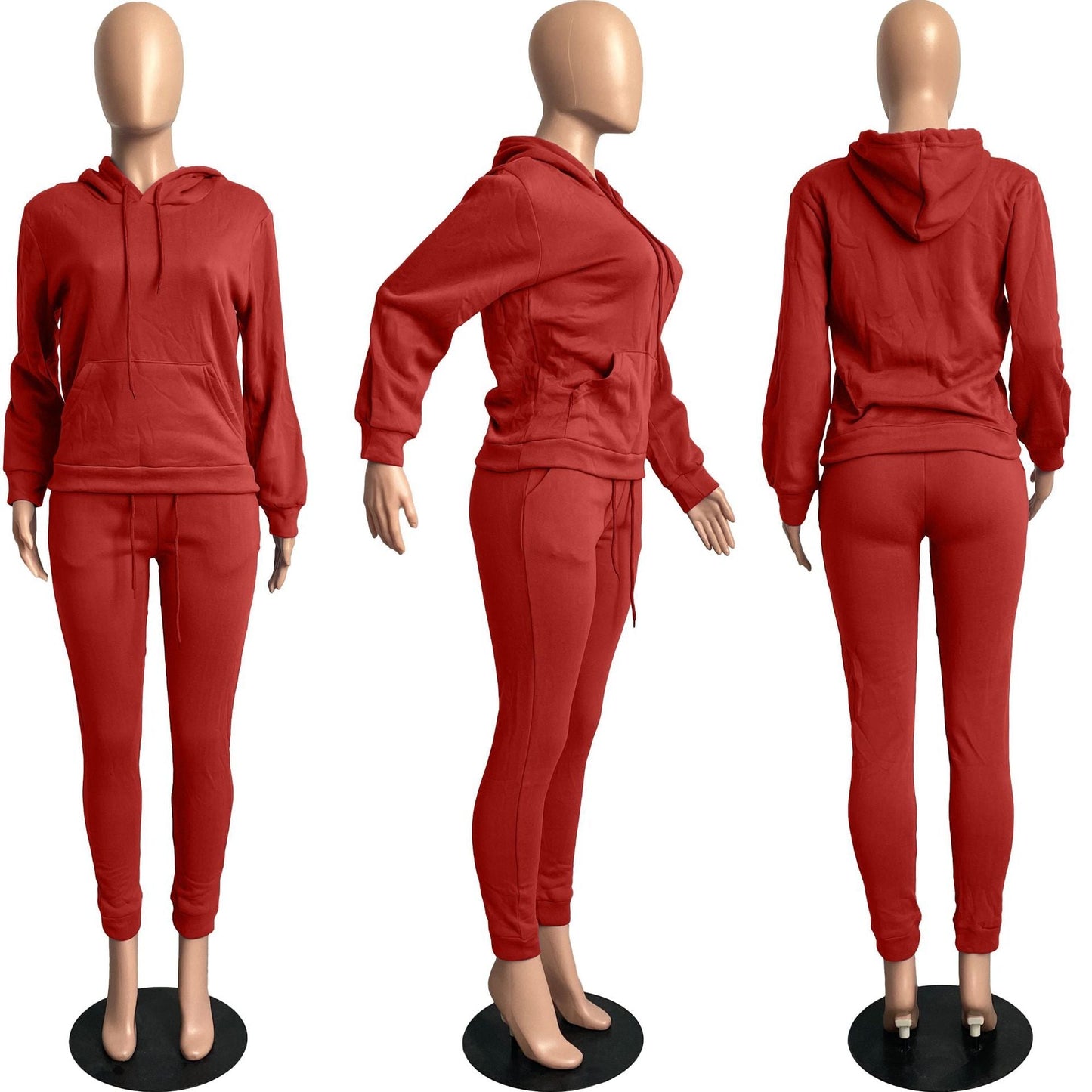 “Off-Duty Luxe” Φούτερ με Κουκούλα & Jogger (2 Τεμ.)