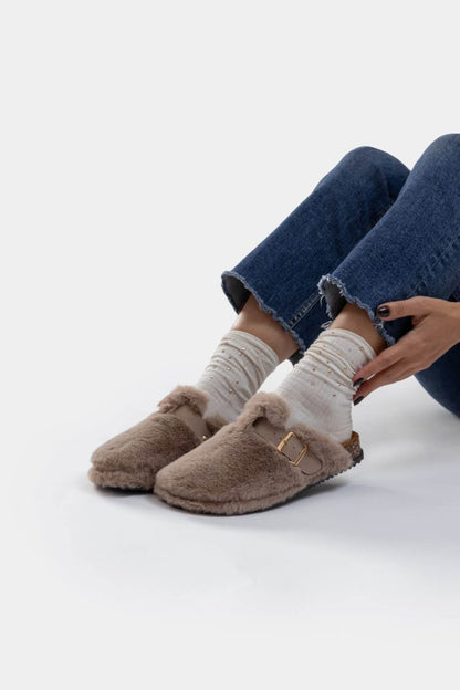 Amara Nordic Faux-Fur Clog