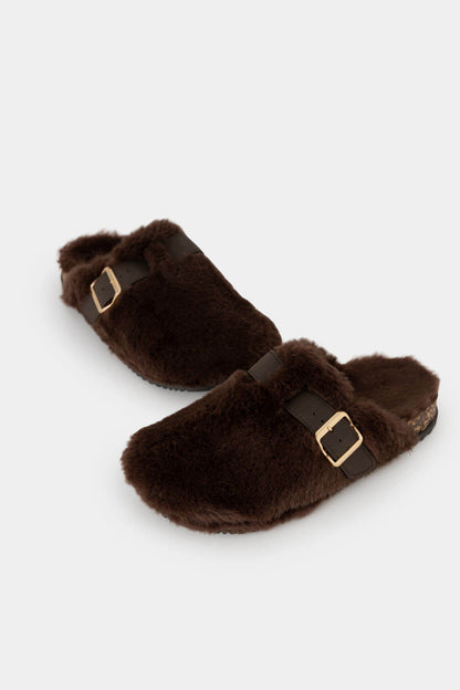 Amara Nordic Faux-Fur Clog