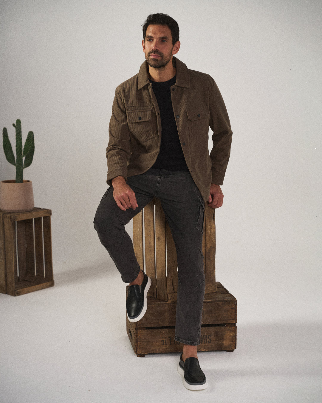 Ανδρικό Cargo Παντελόνι Slim Fit Μοντέρνα Πολυτέλεια