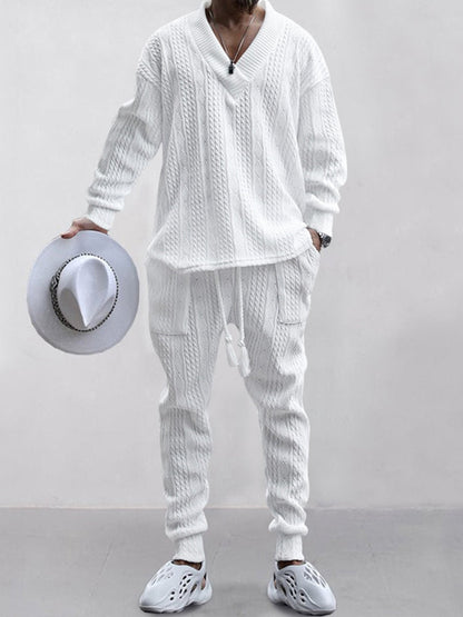 Σετ Athleisure Cable Jacquard