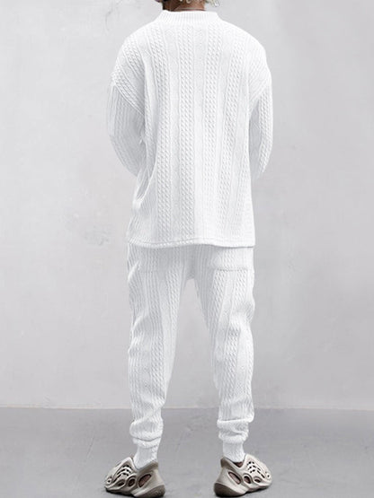 Σετ Athleisure Cable Jacquard