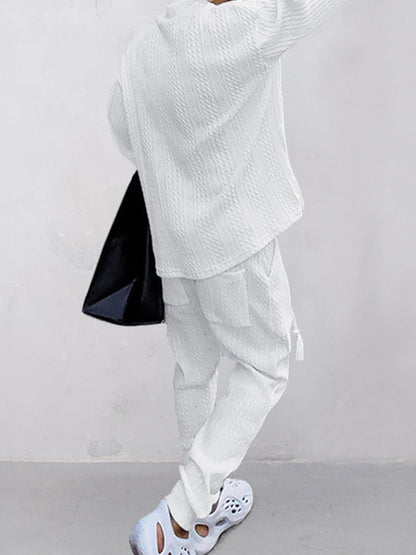Σετ Athleisure Cable Jacquard