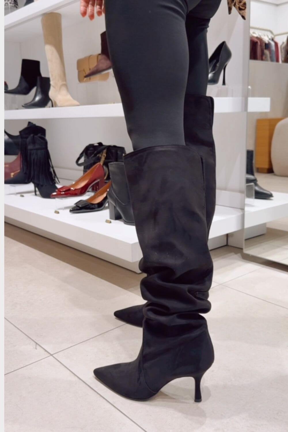SANTÉ Élan Over-The-Knee Μπότα Suede-Touch