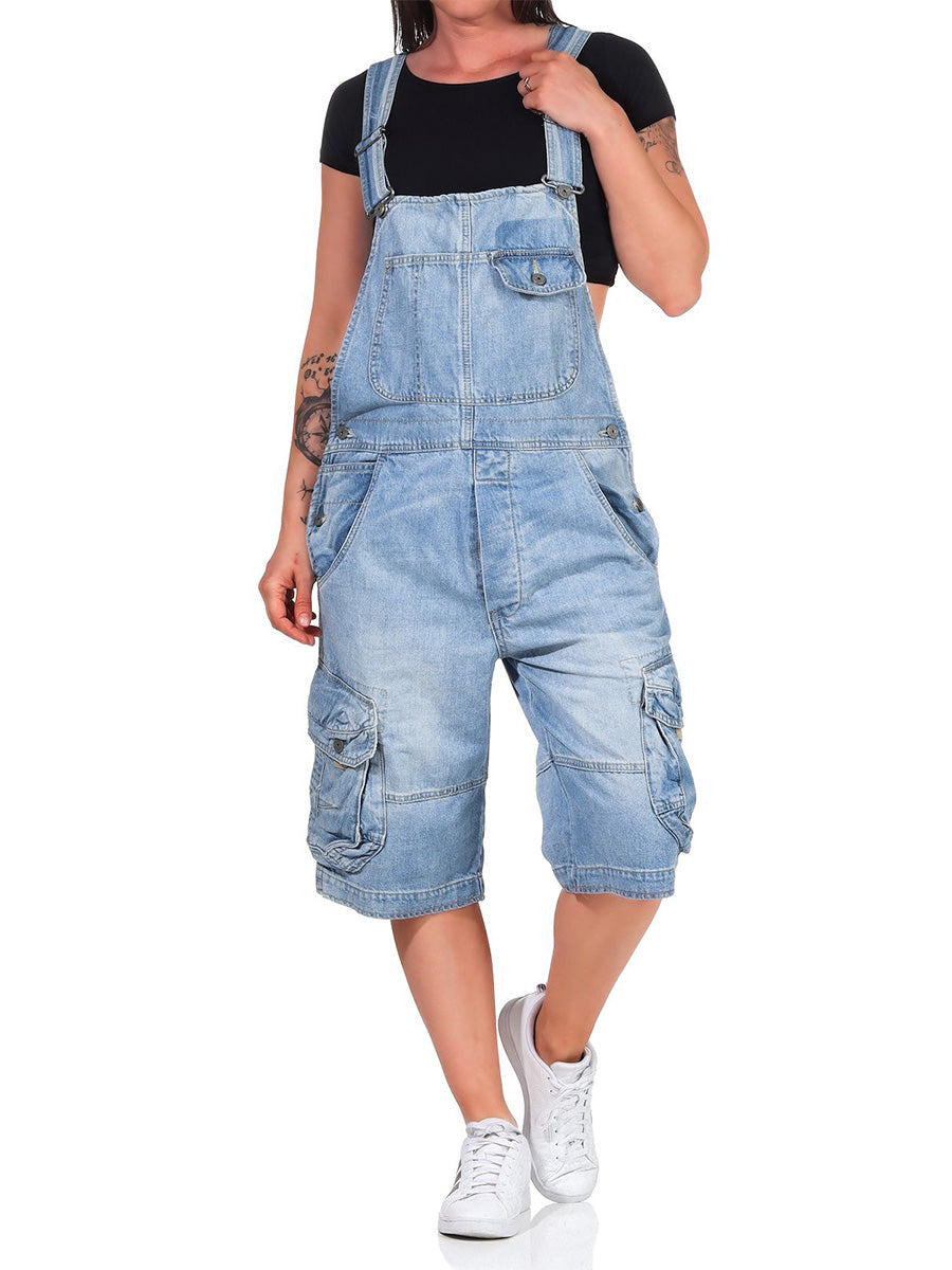 Γυναικεία Denim Σαλοπέτα Cargo Σορτς