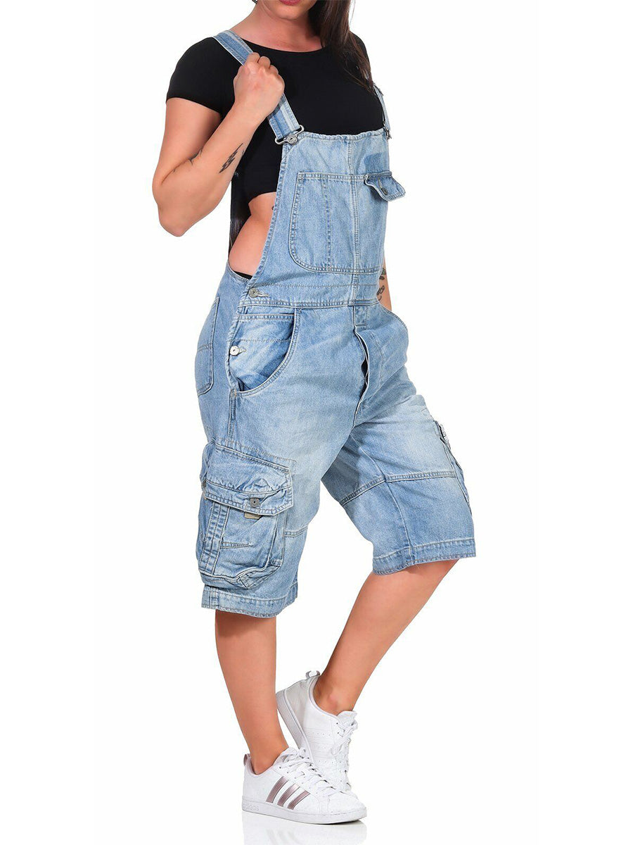 Γυναικεία Denim Σαλοπέτα Cargo Σορτς