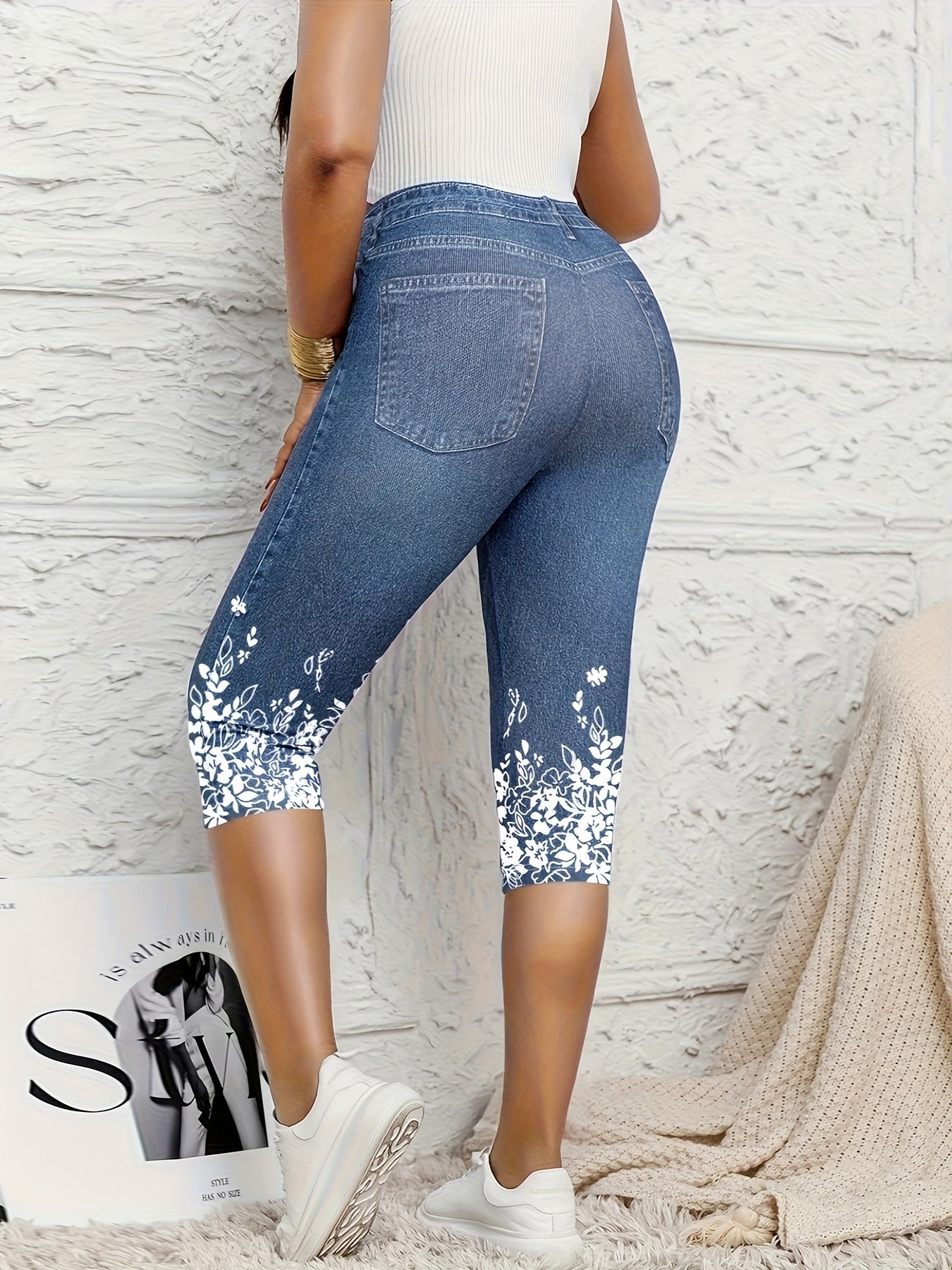 Leggings με Print Εφαρμογή Sculpt Στυλ