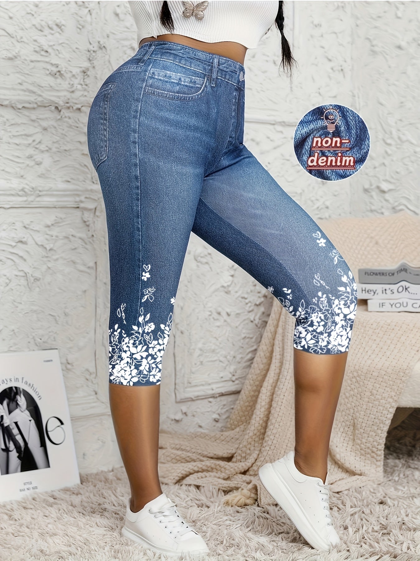 Leggings με Print Εφαρμογή Sculpt Στυλ