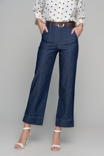 Γυναικείο Παντελόνι Denim με Άνετη Εφαρμογή