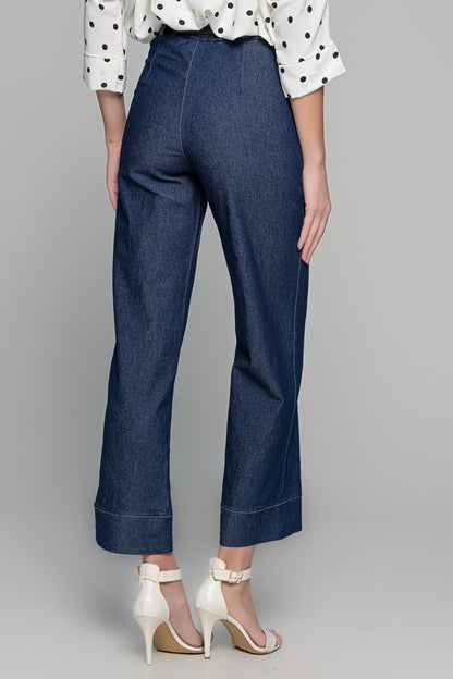 Γυναικείο Παντελόνι Denim με Άνετη Εφαρμογή