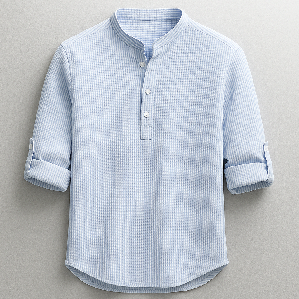 Αλέξανδρος Premium Henley Μπλούζα