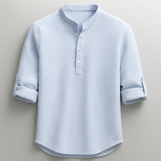 Αλέξανδρος Premium Henley Μπλούζα