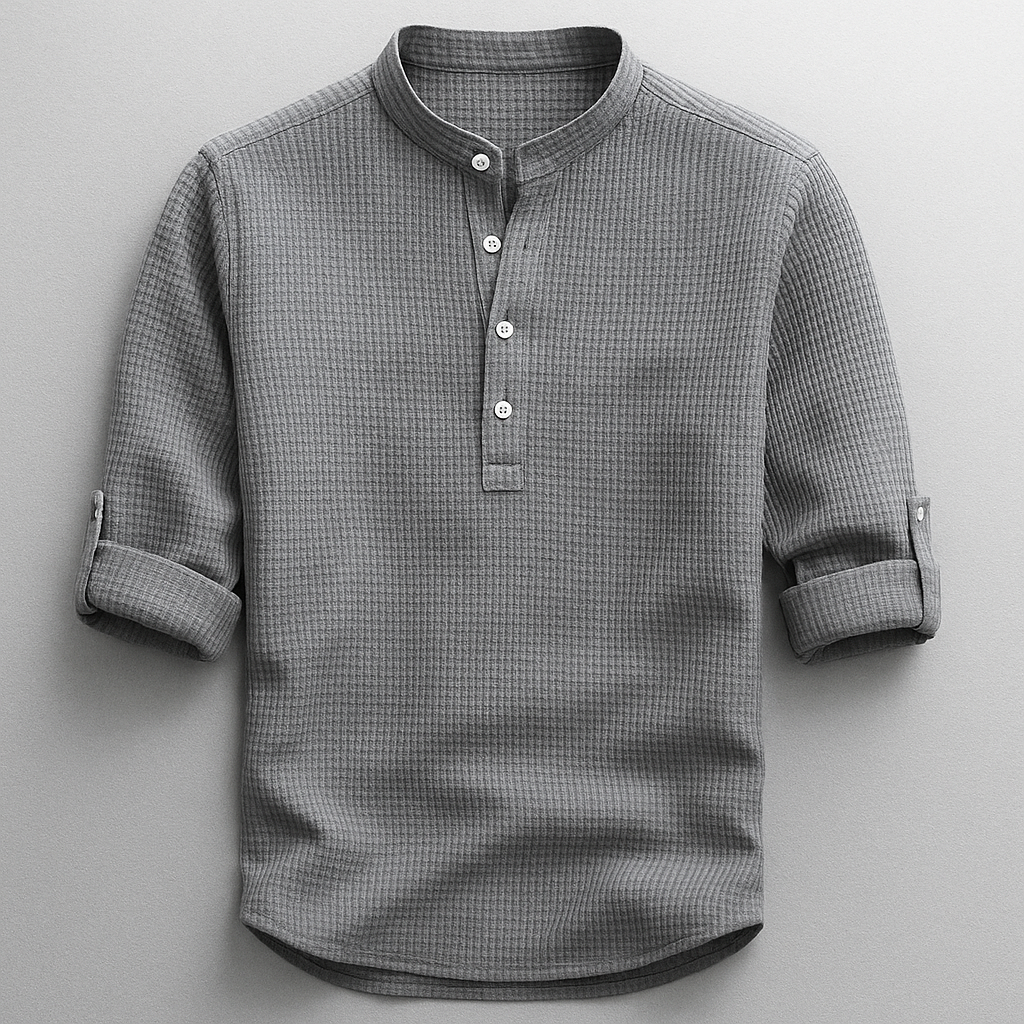 Αλέξανδρος Premium Henley Μπλούζα