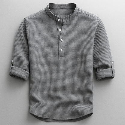 Αλέξανδρος Premium Henley Μπλούζα