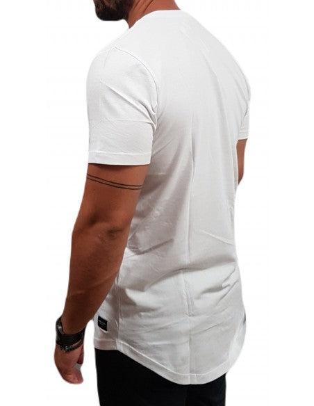 Μπλούζα Μακό Regular Fit Λευκή