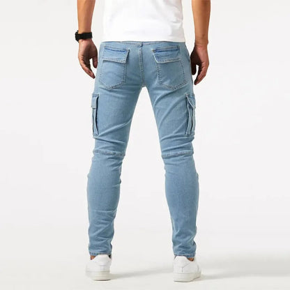Ανδρικό Cargo Παντελόνι Slim Fit Μοντέρνα Πολυτέλεια