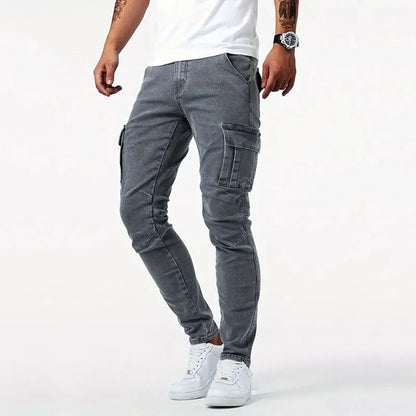 Ανδρικό Cargo Παντελόνι Slim Fit Μοντέρνα Πολυτέλεια